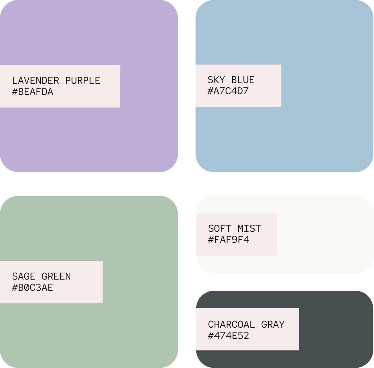 FLÖDE color palette